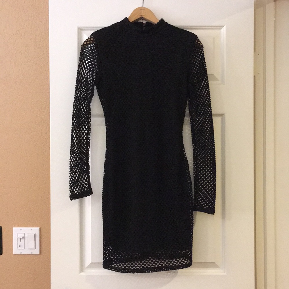 Black Mesh Forever 21 Dress